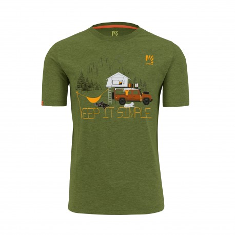 Karpos T-Shirt Trekking Genzianella Verde Uomo