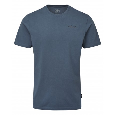 Rab T-Shirt Trekking Stance Blu Uomo