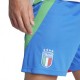 ADIDAS Pantaloncini Calcio Italia Away Euro 24 Azzurro Bianco Uomo