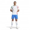 ADIDAS Pantaloncini Calcio Italia Away Euro 24 Azzurro Bianco Uomo