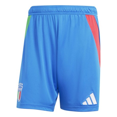 ADIDAS Pantaloncini Calcio Italia Away Euro 24 Azzurro Bianco Uomo