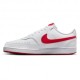 Nike Court Vision Low Next Nature Bianco Rosso - Sneakers Uomo