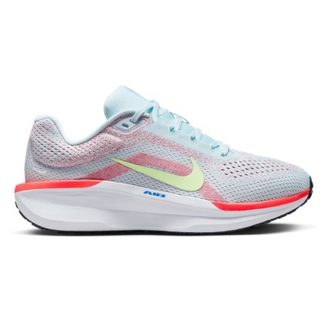 Nike Winflo 11 Glacier Blue Barely Volt-Bright Cr - Scarpe Running Donna