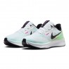 Nike Structure 25 Bianco Nero-Glacier Blue - Scarpe Running Donna