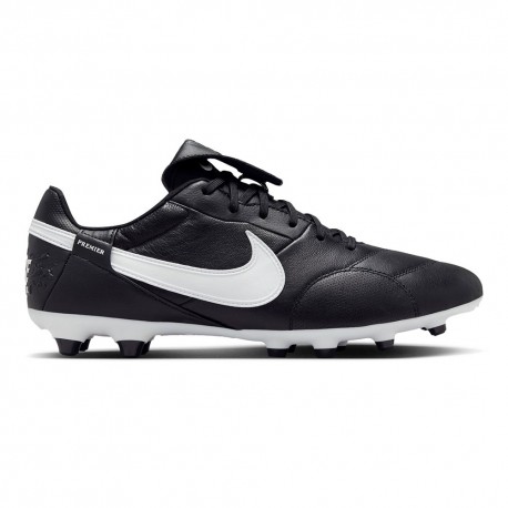 Nike The Premier Iii Fg Nero Bianco - Scarpe Da Calcio Uomo