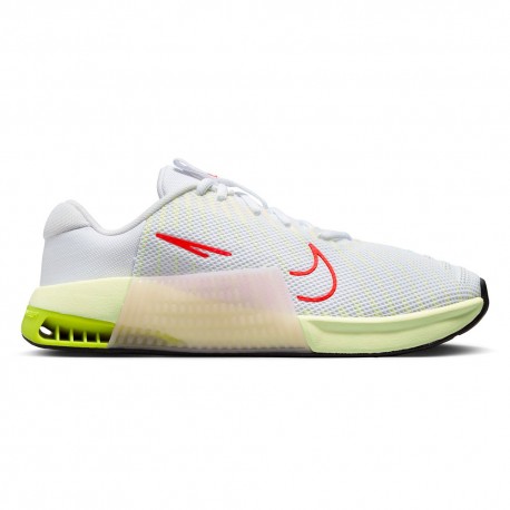 Nike Metcon 9 Bianco Fucsia - Scarpe Palestra Donna