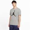 Nike Jordan T-Shirt Big Logo Grigio Uomo