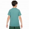 Nike T-Shirt Logo Fantasia Verde Acqua Bambino