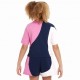 Nike T-Shirt Multicolore Rosa Blu Bambina