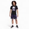 Nike T-Shirt Basket Nero Uomo