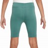 Nike Shorts Bikers Verde Bambina