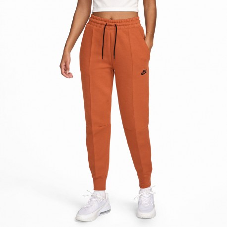 Nike Pantaloni Tech Fleece Arancione Donna