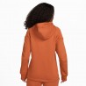 Nike Felpa Con Cerniera Tech Fleece Arancione Donna