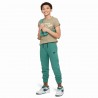 Nike Pantaloni Tech Fleece Verde Bambino