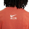 Nike T-Shirt Air Big Logo Arancione Bambina