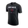 Nike Maglia Basket Nba Bulls Just Do It Nero Bianco Uomo