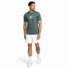 Nike Maglia Tennis Court Scritta Verde Uomo