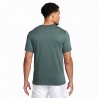 Nike Maglia Tennis Court Scritta Verde Uomo