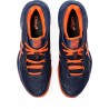 Asics Tennis Court Ff 3 Clay Blu Arancio - Scarpe Da Tennis Uomo