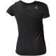 Reebok T-shirt Donna Scollo V Elast Nero