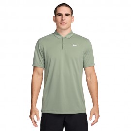 Nike Polo Tennis Dri-Fit Court Jade Horizon Verde Uomo