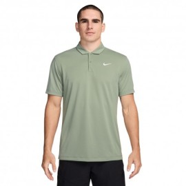 Nike Polo Tennis Dri-Fit Court Jade Horizon Verde Uomo