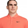 Nike Polo Tennis Dri-Fit Court Arancione Uomo