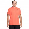 Nike Polo Tennis Dri-Fit Court Arancione Uomo