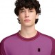 Nike T-Shirt Tennis Court Heritage Fucsia Uomo