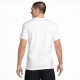 Nike T-Shirt Tennis Logo Court Bianco Uomo