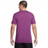 Nike T-Shirt Tennis Logo Court Fucsia Uomo