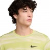 Nike T-Shirt Tennis Dri-Fit Advantage Printed Giallo Uomo