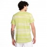 Nike T-Shirt Tennis Dri-Fit Advantage Printed Giallo Uomo