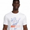 Nike T-Shirt Tennis Tennis Court Cotton Bianco Uomo