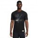 Nike T-Shirt Tennis Tennis Court Cotton Nero Uomo