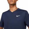 Nike T-Shirt Tennis Tennis Court Victory Drifit Blu Uomo