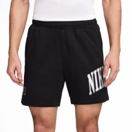 Nike Pantaloncini Tennis Felpa Heritage Nero Uomo