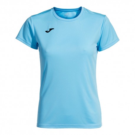 Joma Sport Maglia Tennis Combi Celeste Donna