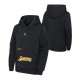 Nike Felpa Nba Con Cappuccio Lakers Nero Giallo Bambino