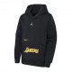 Nike Felpa Nba Con Cappuccio Lakers Nero Giallo Bambino