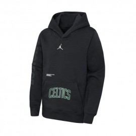 Nike Felpa Nba Con Cappuccio Celtics Nero Verde Bambino