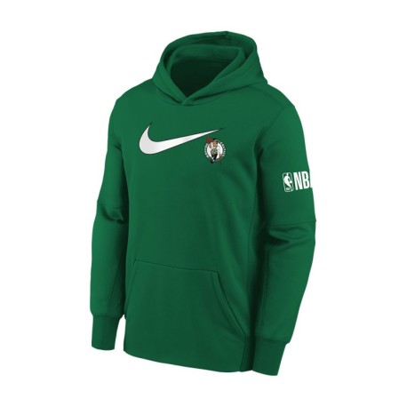 Nike Felpa Nba Con Cappuccio Celtics Verde Bambino