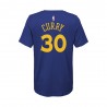 Nike Maglia Basket Nba Curry Warriors Blu Giallo Bambino