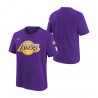 Nike Maglia Basket Nba Essential Lakers Viola Giallo Bambino