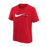 Nike Maglia Basket Nba Swoosh Bulls Rosso Bambino