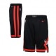 Nike Pantaloncini Basket Nba Bulls Nero Rosso Bambino