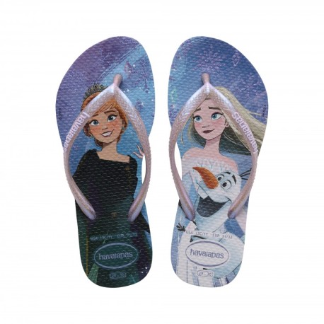 Havaianas Frozen Blu - Infradito Mare Bambina