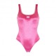 Ea7 Costume Intero Logo Fucsia Donna