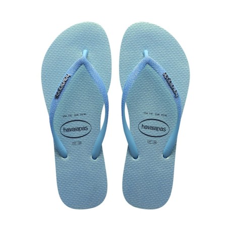 Havaianas Slim Glitter Azzurro - Infradito Mare Donna