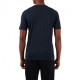 Ea7 T-Shirt Logo Oro Blu Uomo